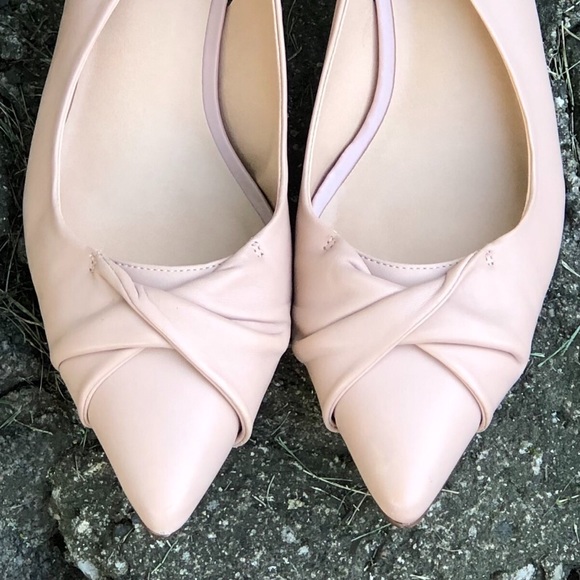 Franco Sarto Pink Leather Sling Back - Z18 - Picture 6 of 6
